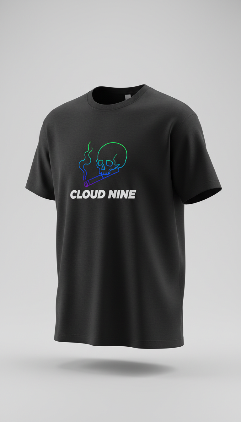 Make a tshirt with some smoking design on the front sinde of tshirt